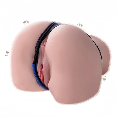 P672(7.9lbs)-Vibrating Buttocks Ass and Sexy Pussy Toy|Doggy Style Sex Doll