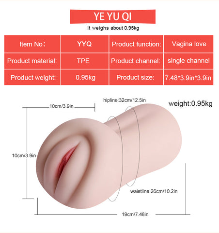 P44-Stimolare la figa realistica della vagina sexy finta