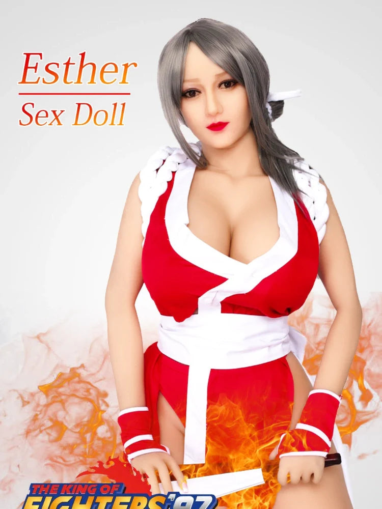 F1486-160cm(5ft3)-45.2kg L Cup Esther Fantasy TPE Sex Doll|Climax Doll