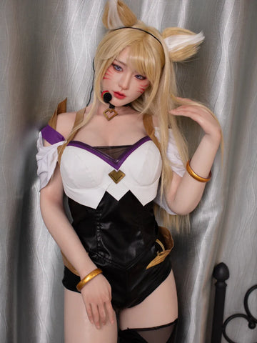 F4017-171cm Bambola sessuale in silicone bionda con coppa D｜Starpery Doll