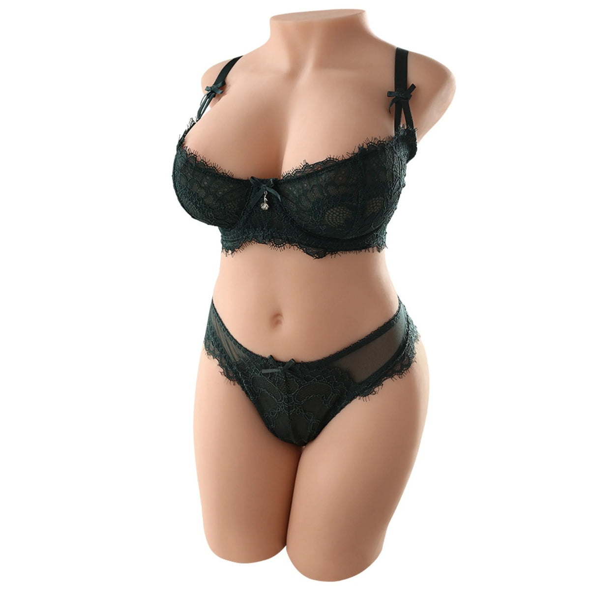 519(20.28LB) Lightweight Sex Doll Torso with Curvy Figure, Plump Breasts and Large Round Nipples 