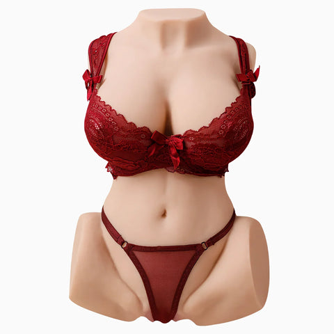 T588- (7.3kg）Realistico BBW Grandi Tette Torso Bambola Del Sesso Masturbatore Maschile Giocattolo Per Adulti