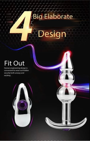 D038- Bead Metal Anal Plug  Sex Toys For Women