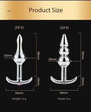 D038- Bead Metal Anal Plug  Sex Toys For Women