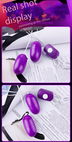 D046- fancy double vibrator usb for women