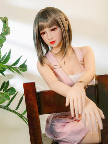 F4636-160cm/5ft2-29kg A Cup Small Breast TPE Chinese Sex Doll | SY Doll