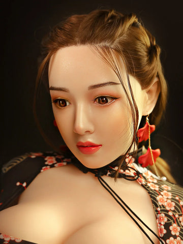 F4638-158cm/5ft2-33kg D Cup Lifelike Silicone Head Chinese Cheap AI Sex Doll | SY Doll