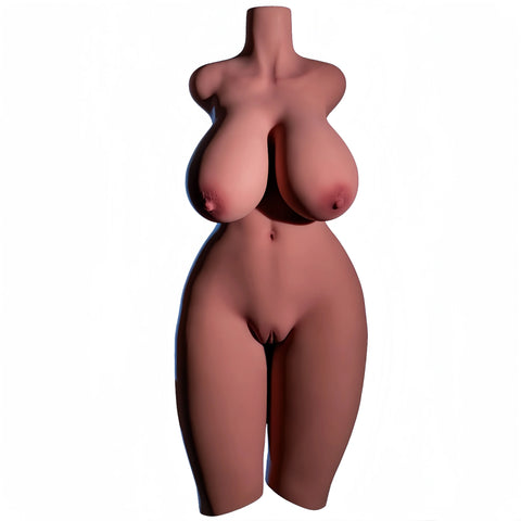 T17-(61.7lb) Black-Doggystyle BBW Sex Doll Torso｜Luxury Torso doll｜Climax Doll