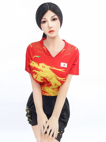 F4637-158cm/5ft2-33kg D Cup Lifelike Silicone Head Chinese Sex Doll | SY Doll