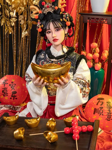 F2281-169cm(36kg) Tazza C Wushi Happy Year bambola cinese in silicone a tema ｜Starpery Doll