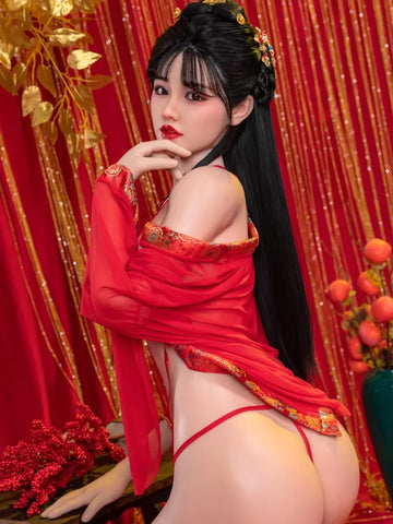 F2281-169cm(36kg) Tazza C Wushi Happy Year bambola cinese in silicone a tema ｜Starpery Doll