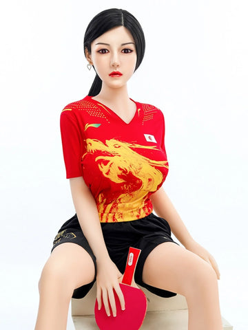 F4637-158cm/5ft2-33kg D Cup Lifelike Silicone Head Chinese Sex Doll | SY Doll