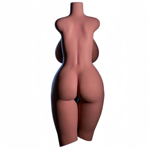 T17-(61.7lb) Black-Doggystyle BBW Sex Doll Torso｜Luxury Torso doll｜Climax Doll