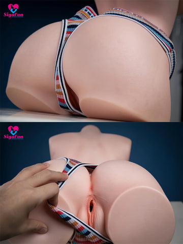 T63-Bambola del sesso in silicone di lusso leggero Torso|Seni in gel【Sigafun Doll】