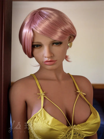 F607—Demi150cm Lifelike TPE Pink Hair D Cup Anime Sex Doll|Jiusheng Doll