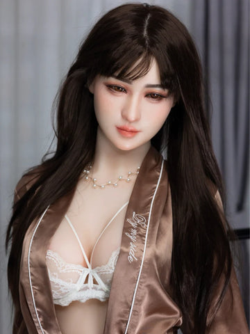 F3469-158cm-33kg E Cup Petto Medio Testa in Silicone | Aibei Doll