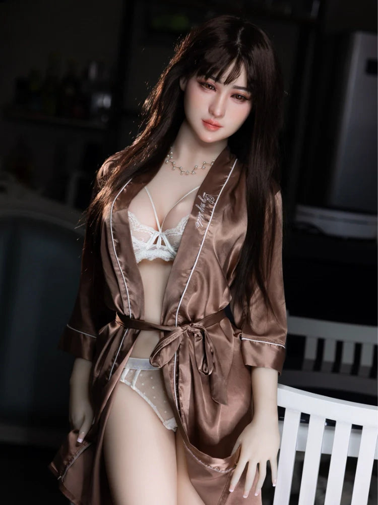 F3469-158cm-33kg E Cup Petto Medio Testa in Silicone | Aibei Doll