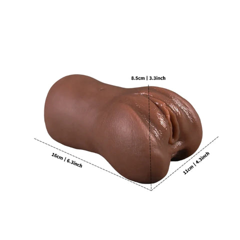 P49-(0.8kg)Pelle abbronzata finta—16 cm