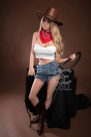 F826—158cm-33.5kg Jenny D Cup TPE Sexy Adulti Cowboy Ragazza latina d'amore | SE Doll