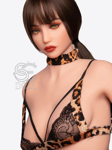 F935-170cm-42kg Jenny C Cup TPE Mistress Sexy Latin Leopard Donna Del Sesso｜SE Doll