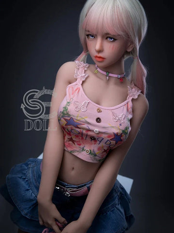 F2190-153cm-29.5kg F Cup Mika.D TPE Rosa Capelli Ragazza Fashion Sottile d'amore｜SE Doll