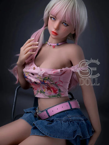 F2190-153cm-29.5kg F Cup Mika.D TPE Rosa Capelli Ragazza Fashion Sottile d'amore｜SE Doll