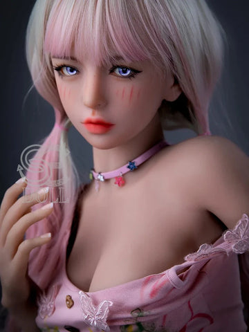 F2190-153cm-29.5kg F Cup Mika.D TPE Rosa Capelli Ragazza Fashion Sottile d'amore｜SE Doll