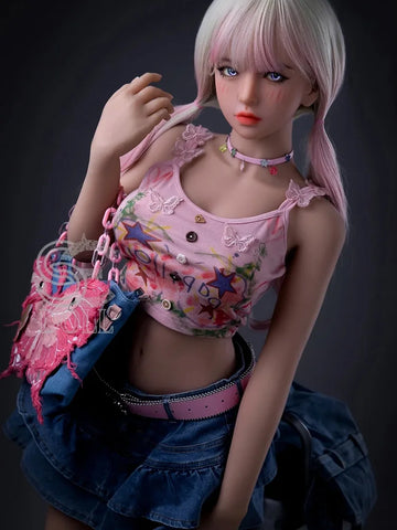 F2190-153cm-29.5kg F Cup Mika.D TPE Rosa Capelli Ragazza Fashion Sottile d'amore｜SE Doll