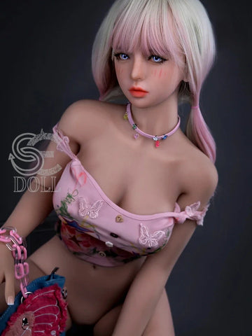 F2190-153cm-29.5kg F Cup Mika.D TPE Rosa Capelli Ragazza Fashion Sottile d'amore｜SE Doll