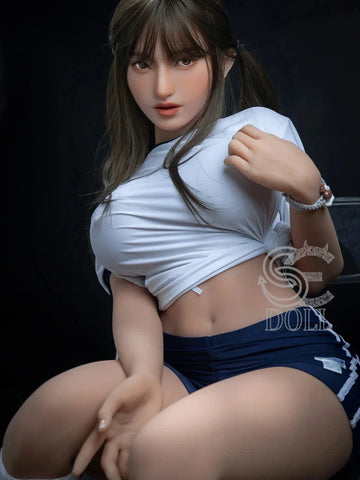 F2218—157cm-35kg Piper H Cup TPE Sexy Seno Grande Carina Bruna Cinese d'amore | SE Doll