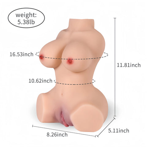 521 (2.5kg/30cm)Mini Sex Doll Torso With Butt| Male Masturbator For Man 