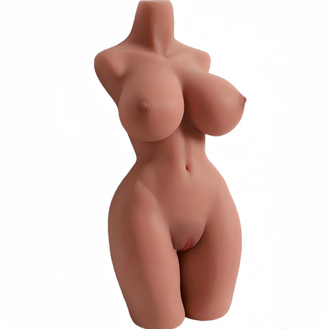 T631 (37.47 lbs / 27.55 inches) Sexiest tan skinned life size sex doll with curvy torso 