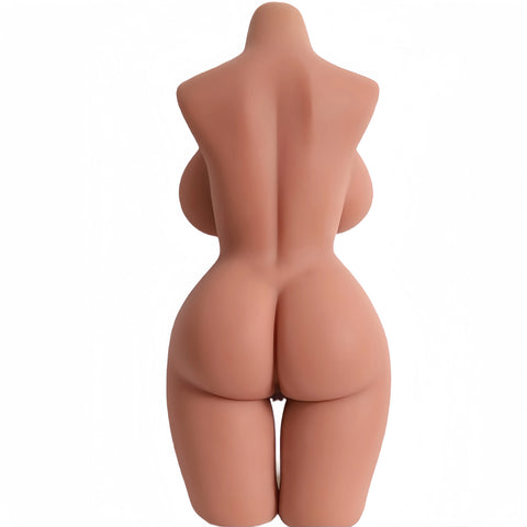 T631 (37.47 lbs / 27.55 inches) Sexiest tan skinned life size sex doll with curvy torso 