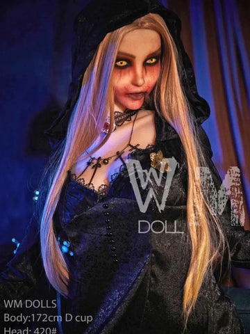 F2125- 172cm-40kg D Cup Bambola del sesso in TPE anime di Halloween丨WM Doll