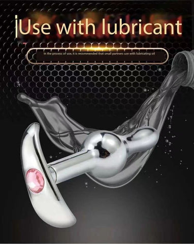 D038- Bead Metal Anal Plug  Sex Toys For Women