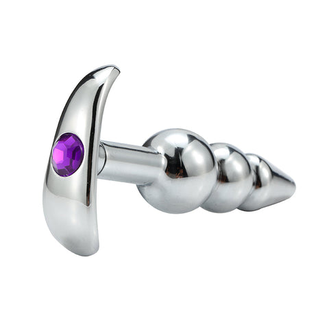 D038- Bead Metal Anal Plug  Sex Toys For Women