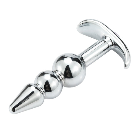 D038- Bead Metal Anal Plug  Sex Toys For Women