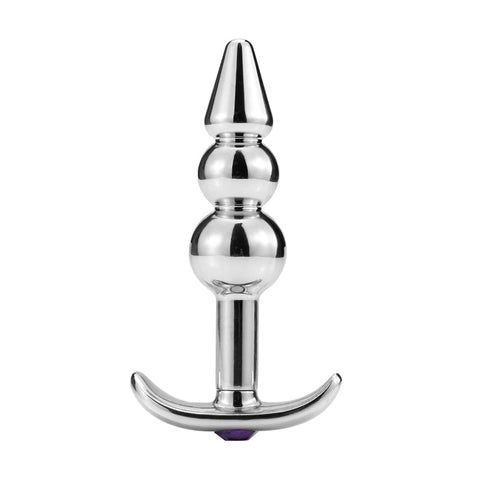 D038- Bead Metal Anal Plug  Sex Toys For Women