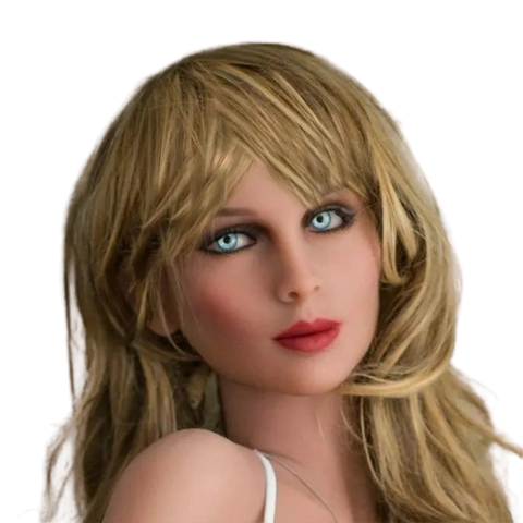 H019 Alluring Sex Doll Head with Light Skin