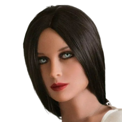 H019 Alluring Sex Doll Head with Light Skin