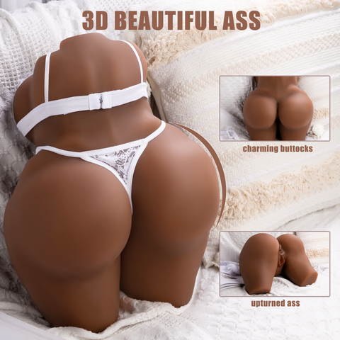 T501- 25.35lbs/11.5kg BBW Sex Doll Torso｜Fat Ass Sex Toy for Men 