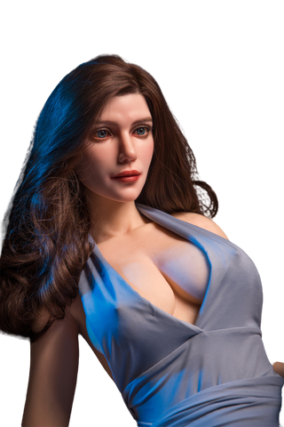 F100-170cm/5ft7 -42kg  G Coppa Bambola sessuale con testa in silicone | qita doll