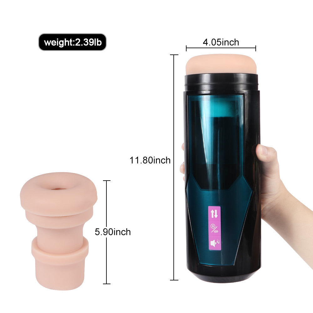 907- Retractable Male Masturbator With Sexy Voice Of Real Girls freeshipping - linkdolls