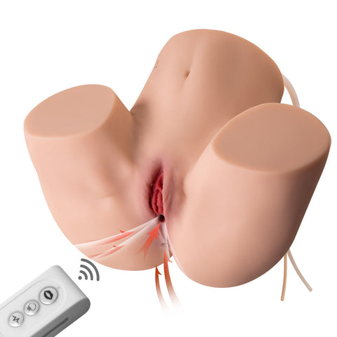 538-(36.6lb)Big ass torso with 3 functions: Suction, Vibration and Discharge 