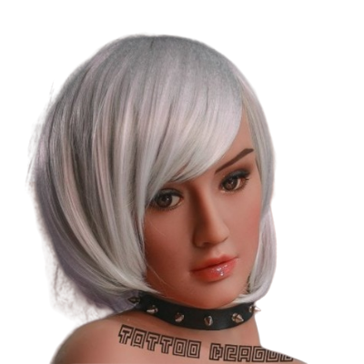 H016  Realistic Sex Doll Head with Natural Smile