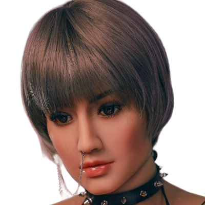 H016 Realistic Sex Doll Head with Natural Smile 