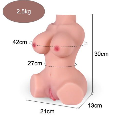 521 (2.5kg/30cm)Mini Sex Doll Torso With Butt| Male Masturbator For Man 