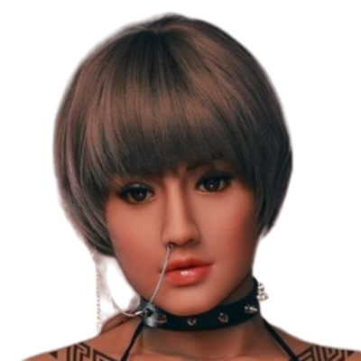 H016 Realistic Sex Doll Head with Natural Smile 