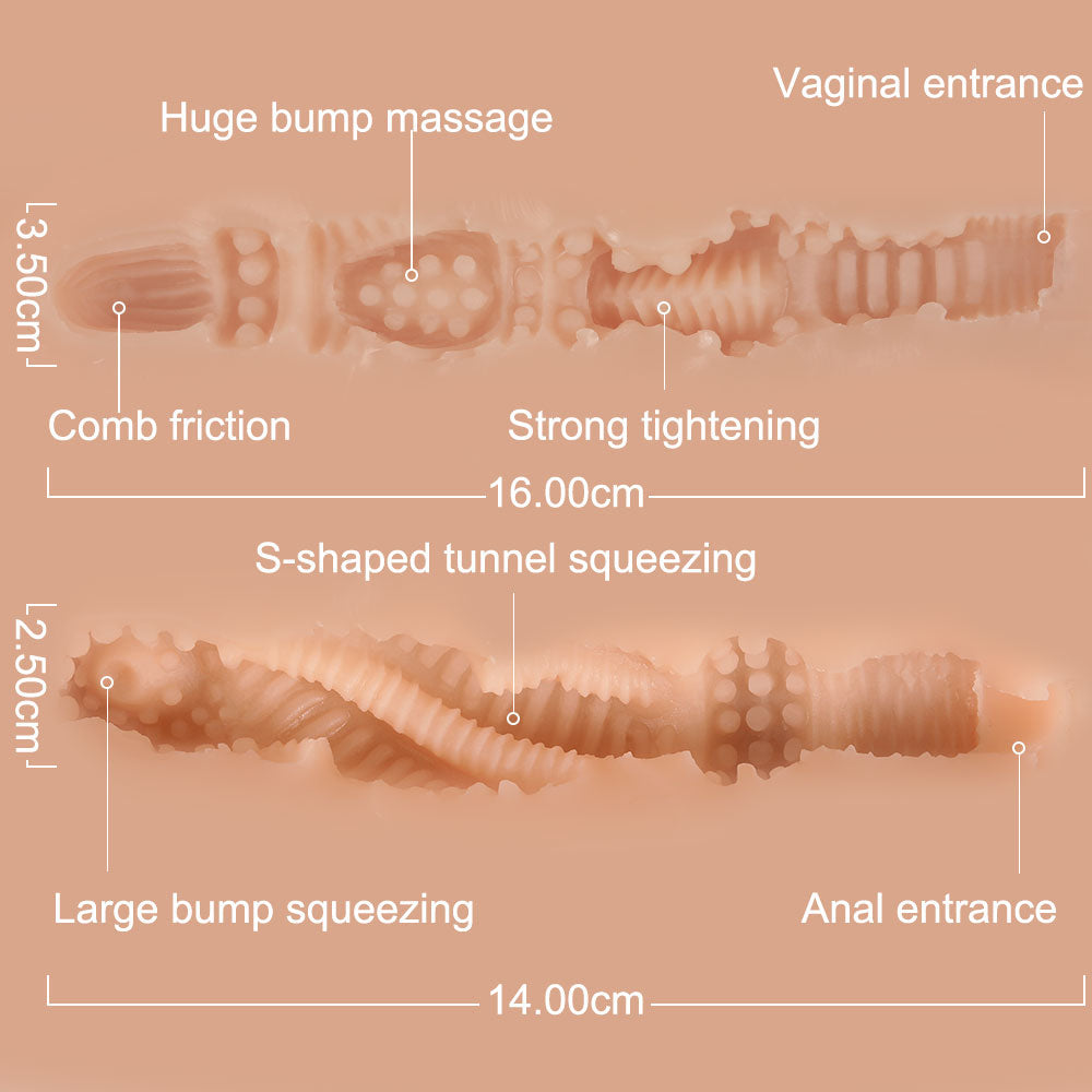 501 (25.3lb/45cm) Life-Sized And Realistic BBW Sex Doll Torso freeshipping - linkdolls