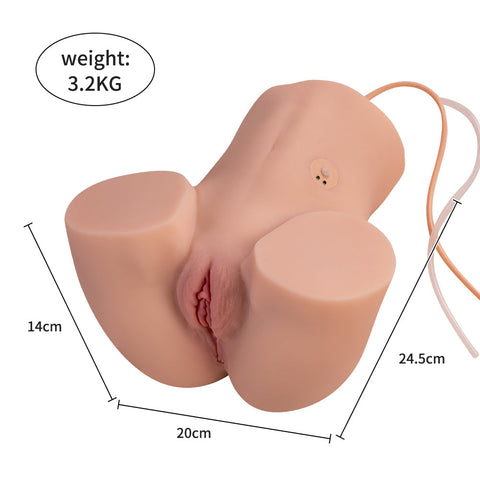 537-(7.05lb)Big ass torso with 3 functions:Sucking&amp;Vibration&amp;Exhaust 